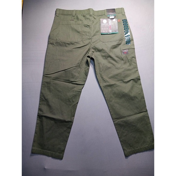 Weatherproof Men's 5 Pocket Trail Utility Pant Size 40W X 32L Green - Picture 4 of 8